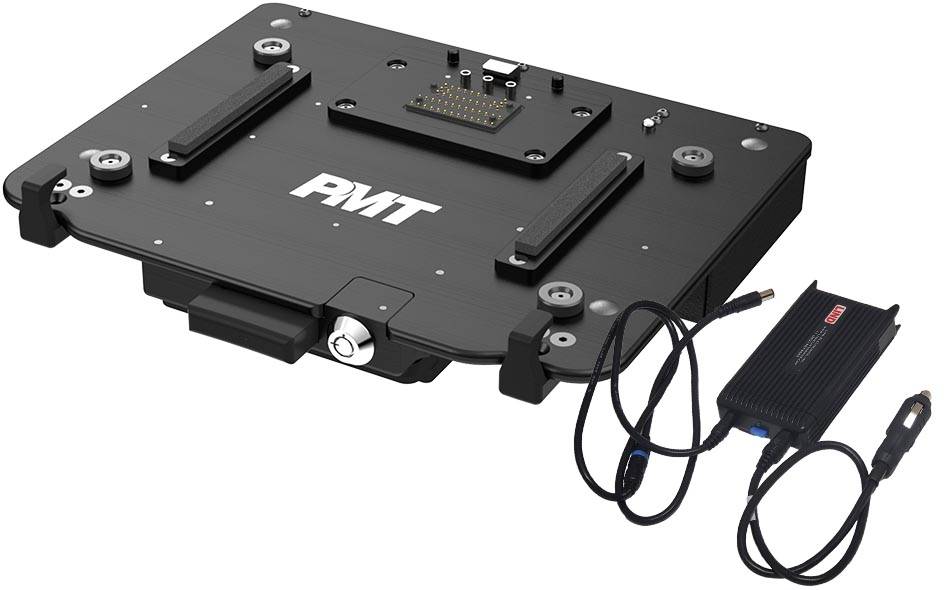 アスカ 65W GaN デスクトップ MagStation Docking Station with Power Adapter For Dell Rugged Laptop Front